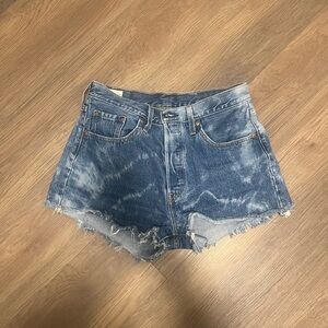 Levi 501 Denim Acid Wash Shorts